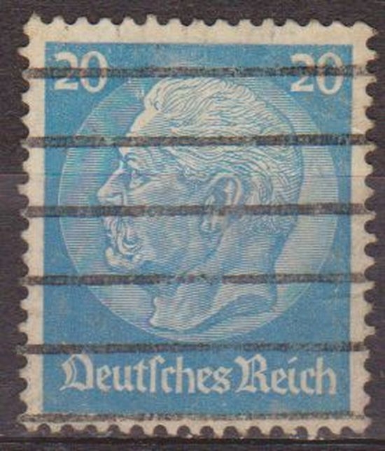 Alemania 1933 Scott 424 Sello º 85 Cumpleaños de Von Hindenburg 20 Michel521 Deutsches Reich Allemagne Duitsland Germania Germany Alemagne Deutschland